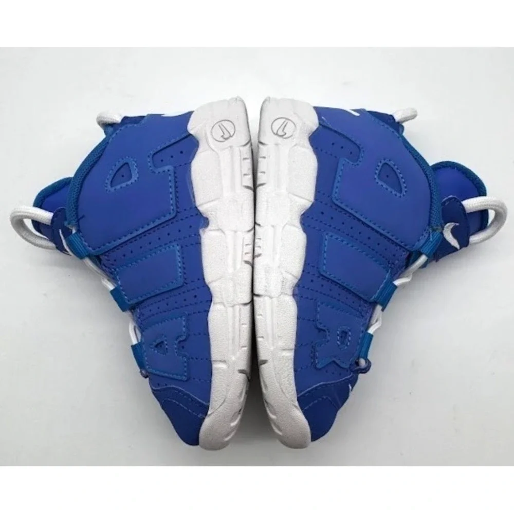 Nike Air More Uptempo GS Royal Blue White Sneakers Kids US 8C DM1027-400